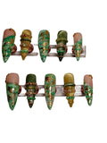 Luxury Stiletto Jade Bangle Press On Nail set