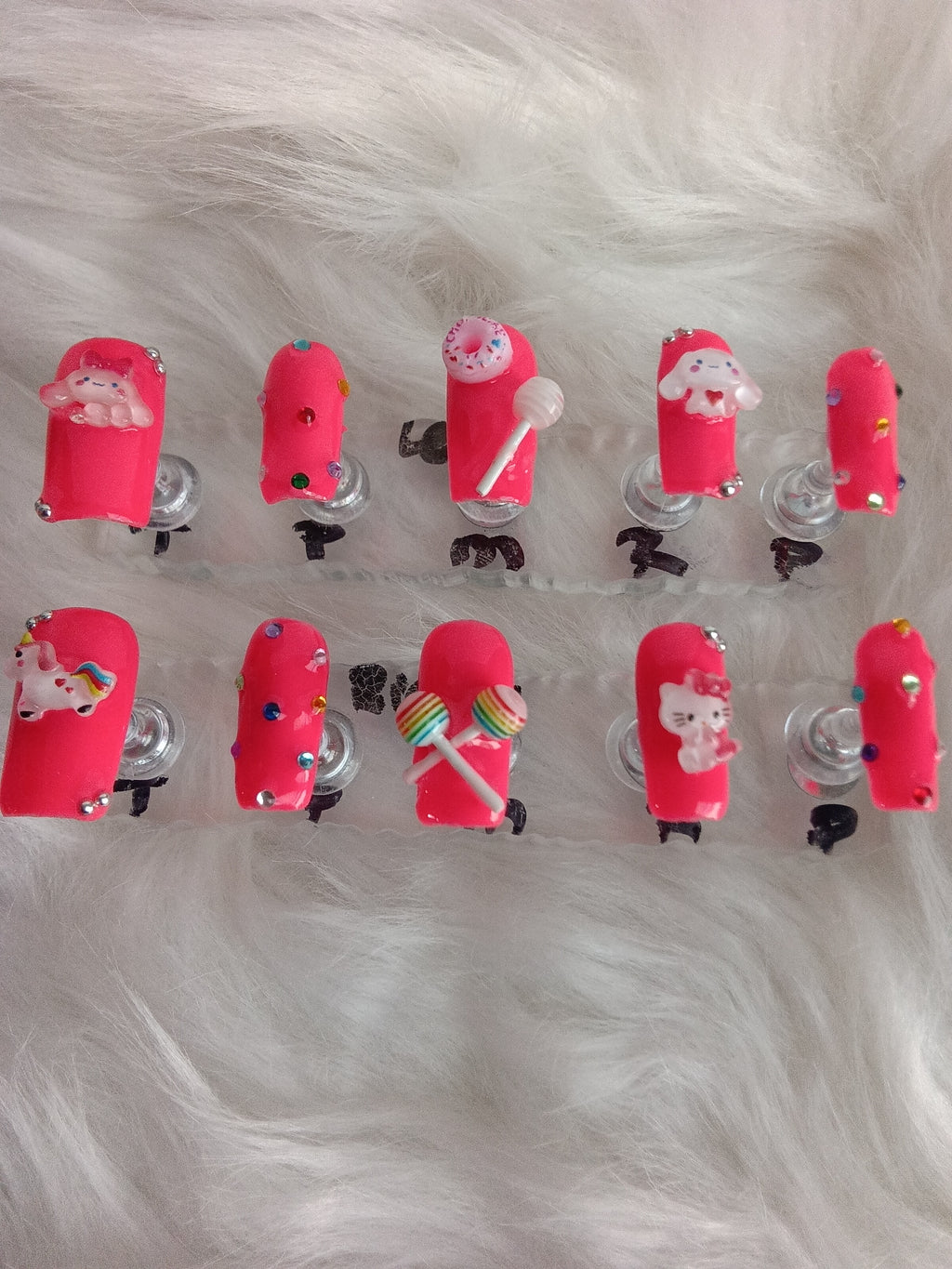 Sweet Kawaii Vibes Press On nail set