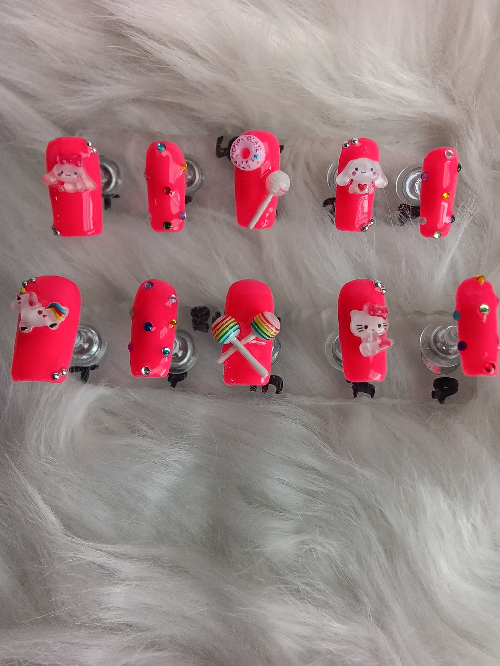 Sweet Kawaii Vibes Press On nail set