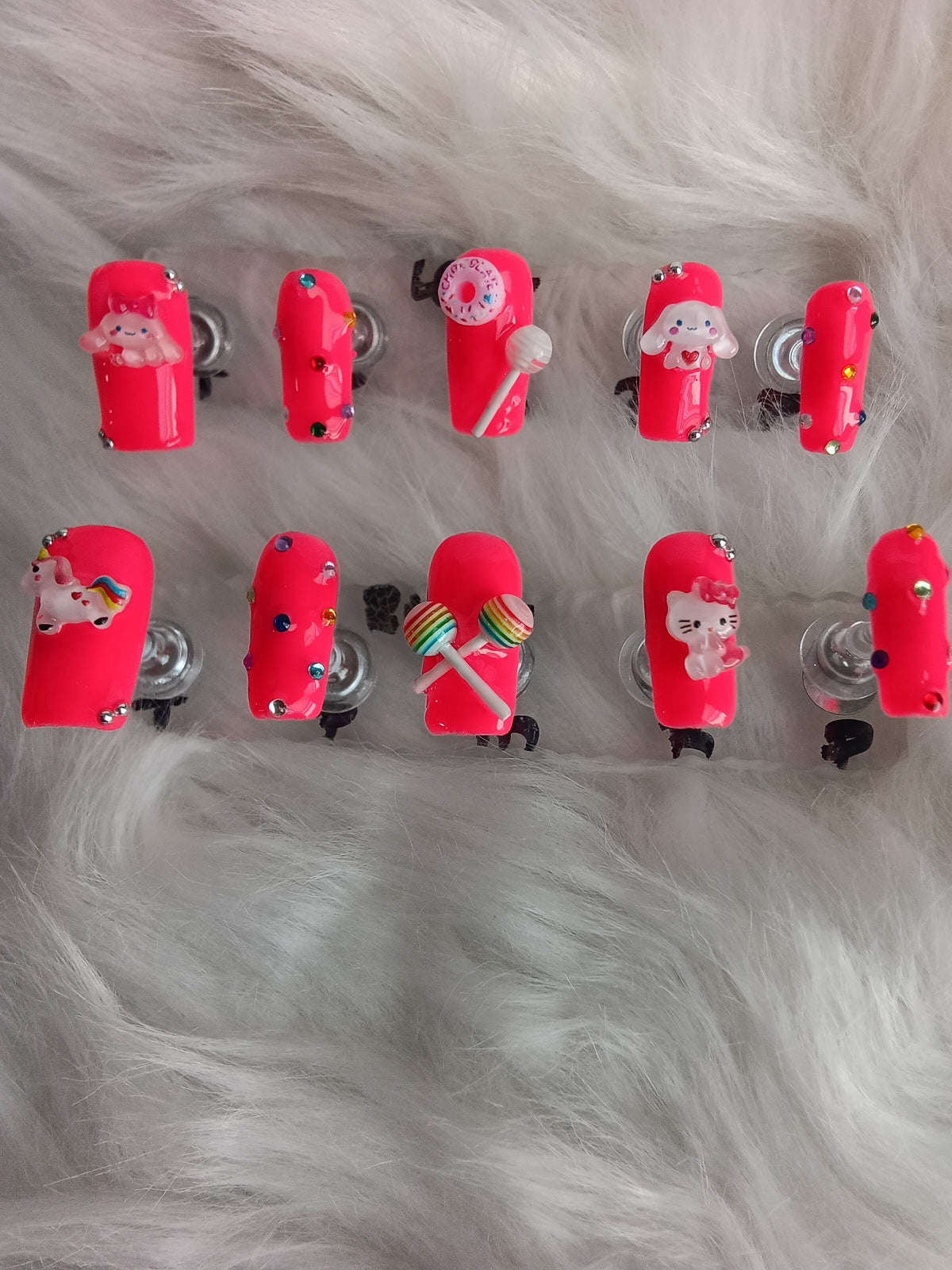 Sweet Kawaii Vibes Press On nail set