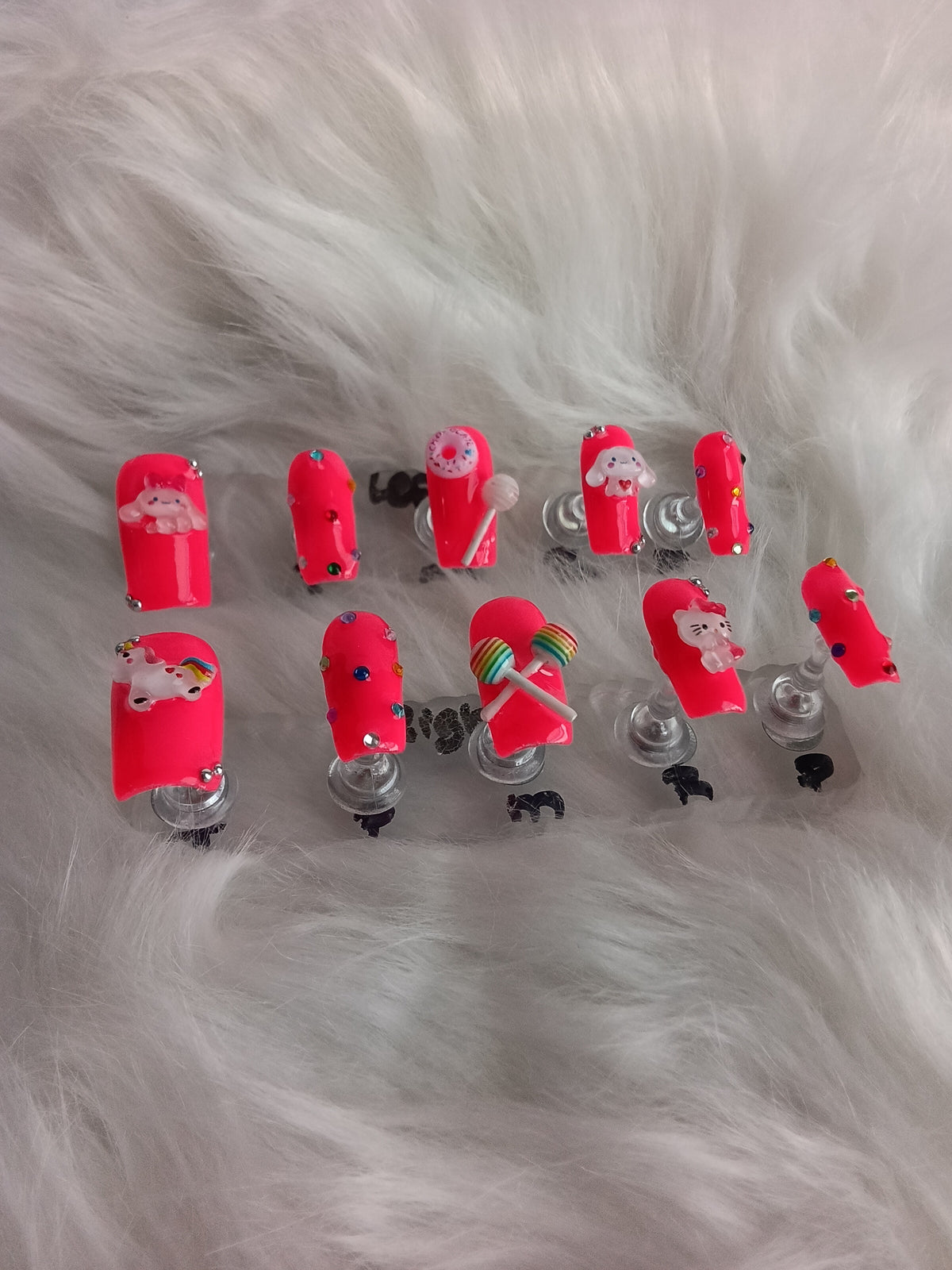 Sweet Kawaii Vibes Press On nail set