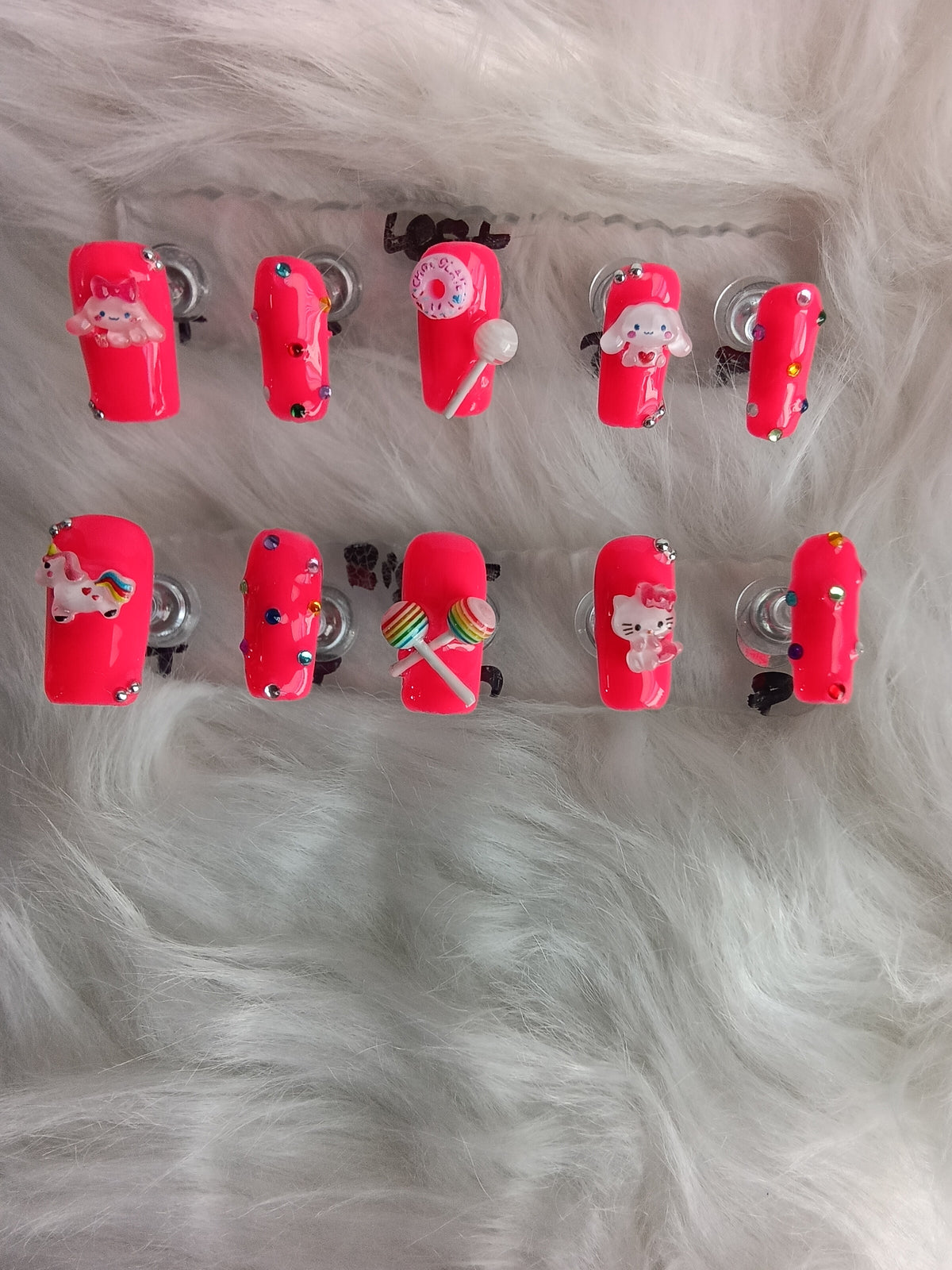 Sweet Kawaii Vibes Press On nail set