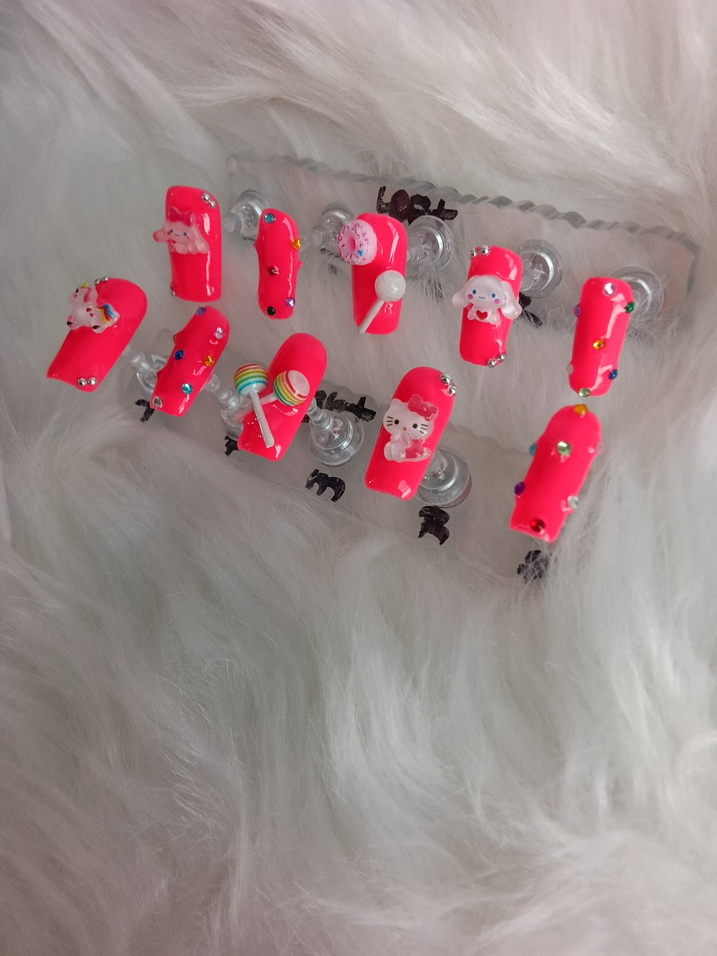 Sweet Kawaii Vibes Press On nail set