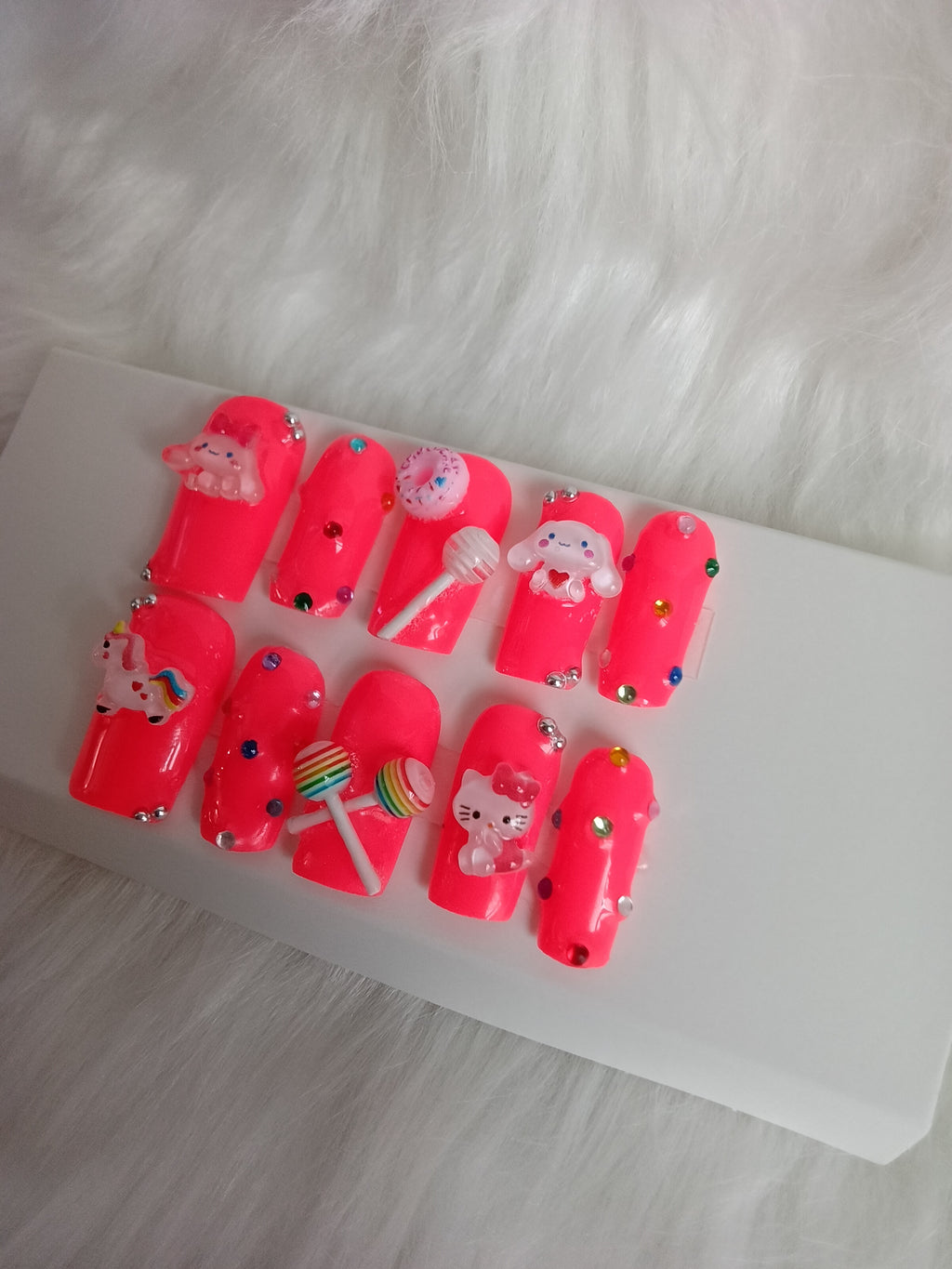 Sweet Kawaii Vibes Press On nail set