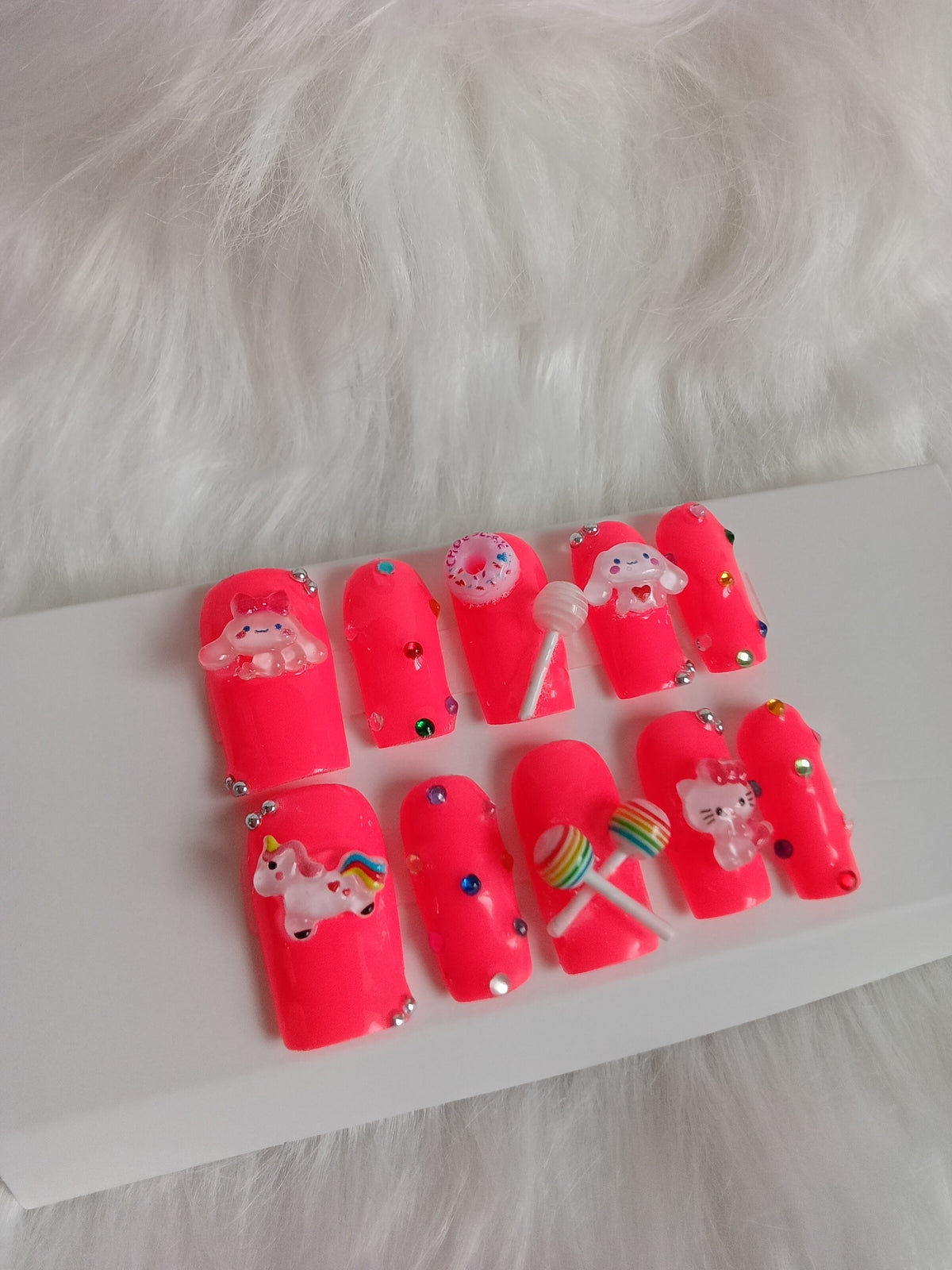 Sweet Kawaii Vibes Press On nail set