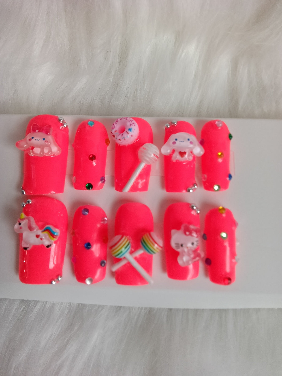 Sweet Kawaii Vibes Press On nail set