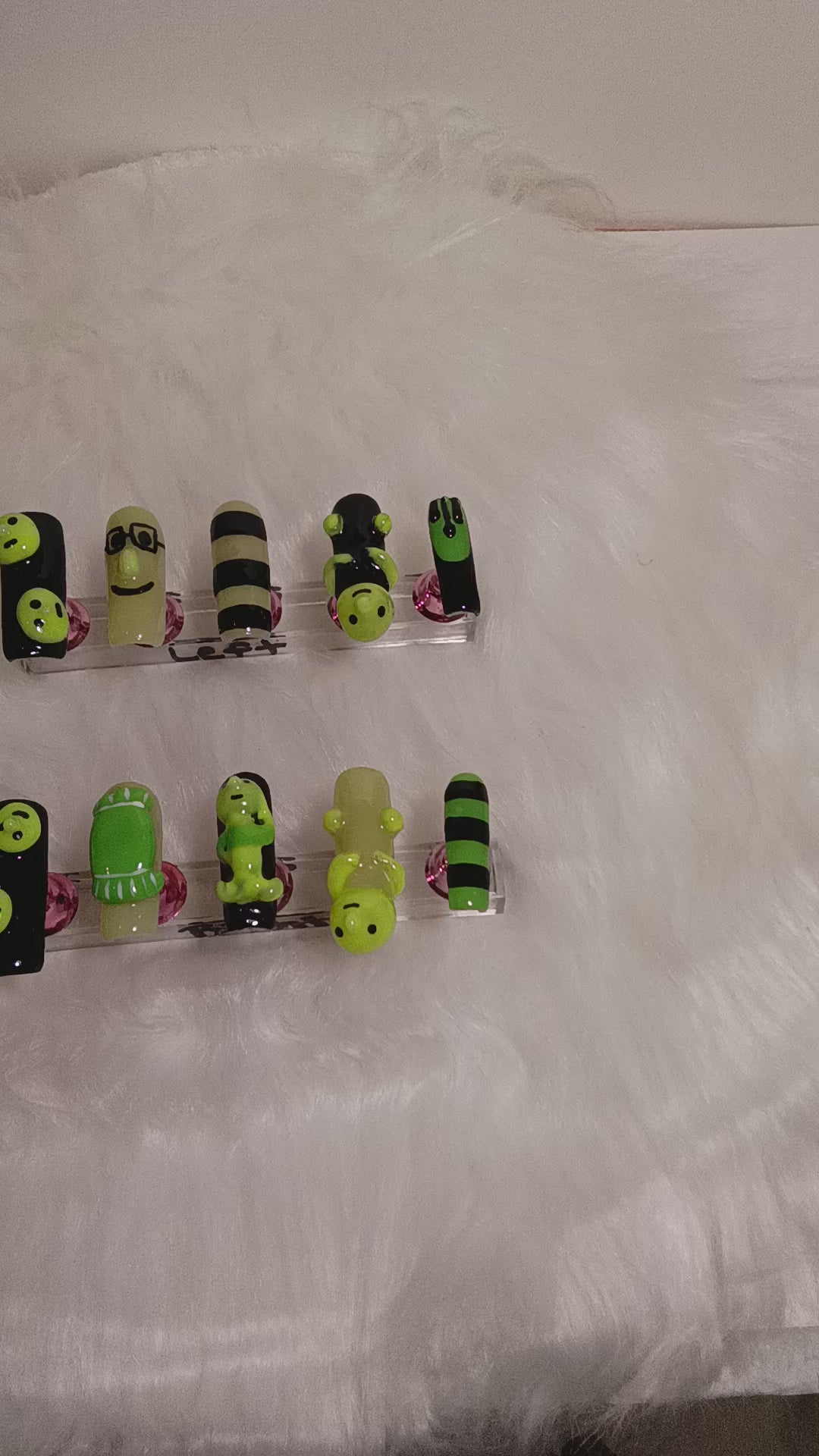 Kawaii Smiski inspired Press On Nail Set