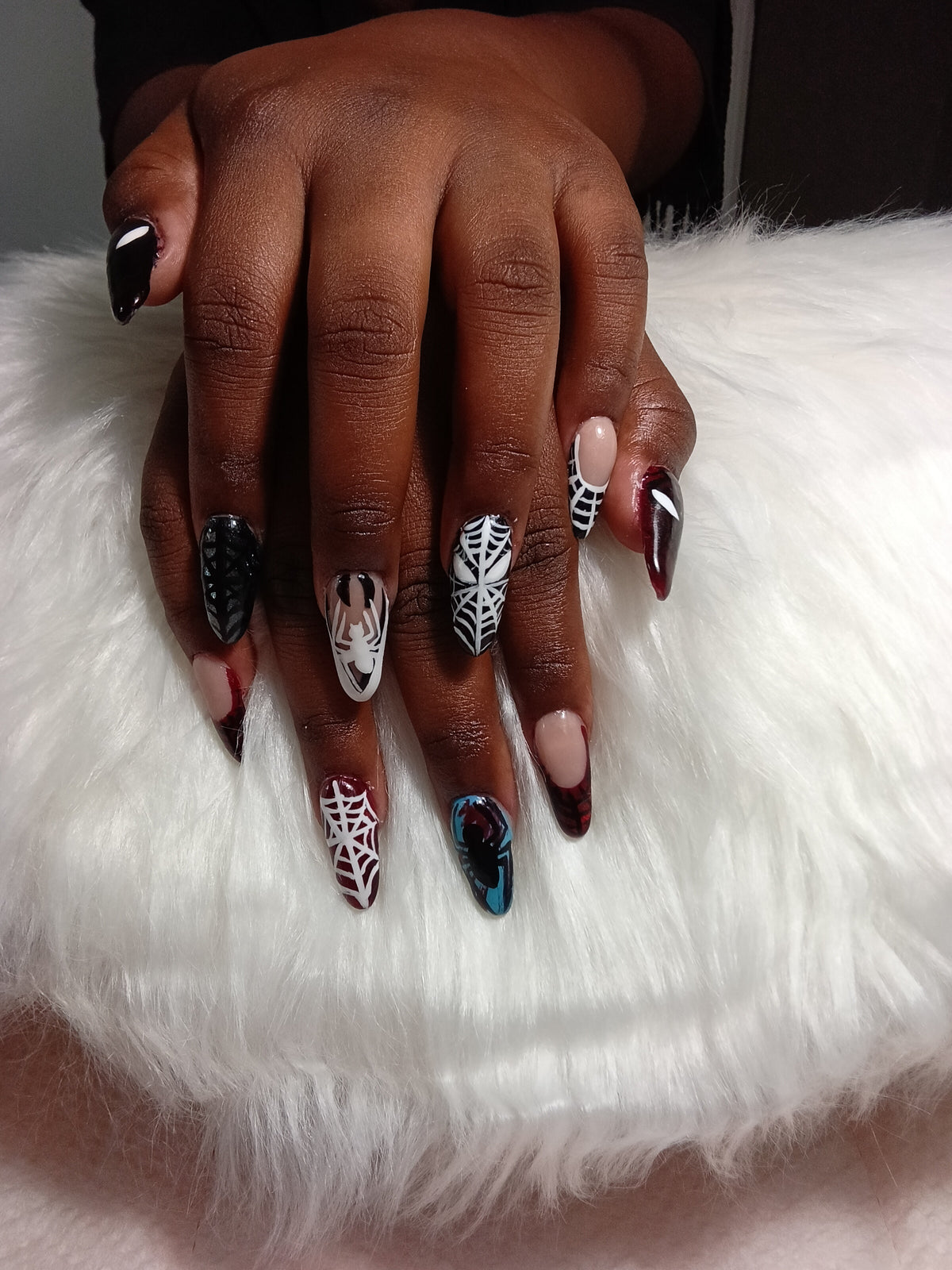 Spider-Man inspired Press On Nail Set