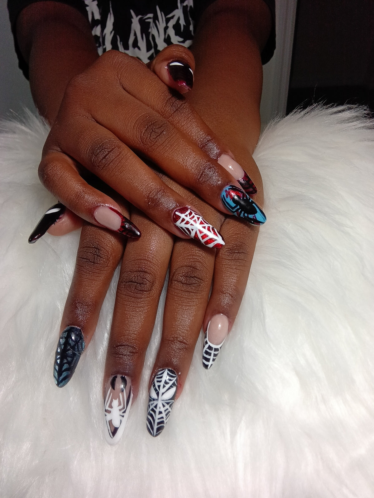 Spider-Man inspired Press On Nail Set