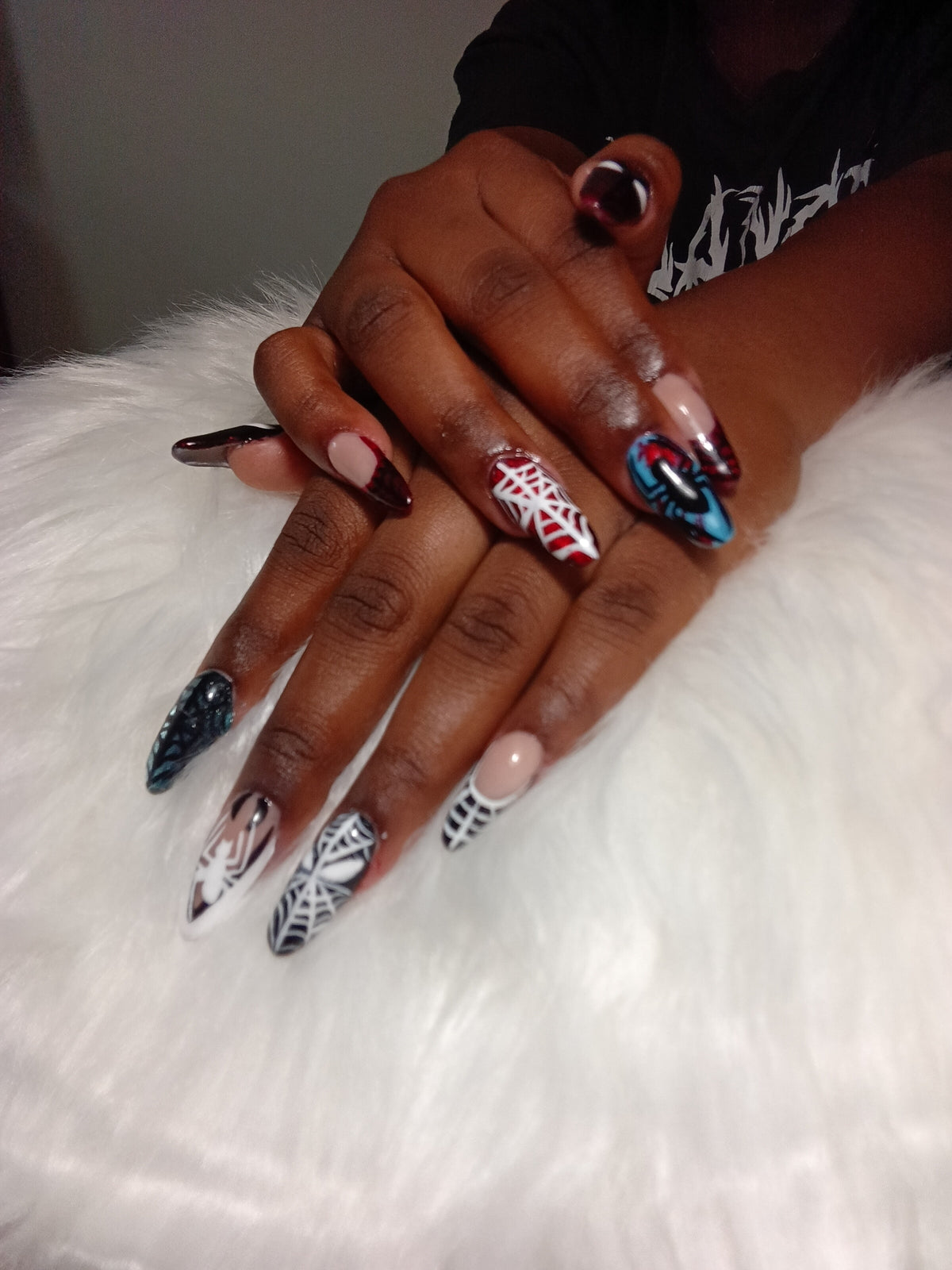 Spider-Man inspired Press On Nail Set