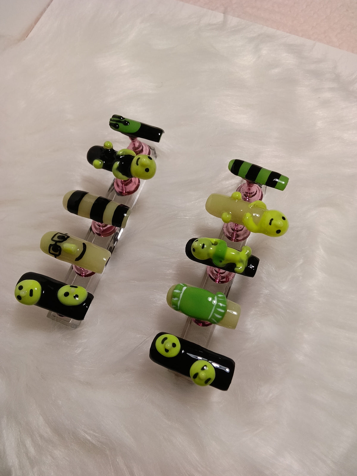 Kawaii Smiski inspired Press On Nail Set